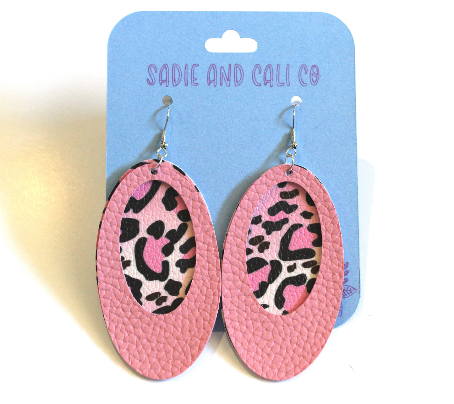 Layered Cheetah Earrings