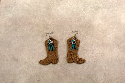 Cowgirl Boot Earrings